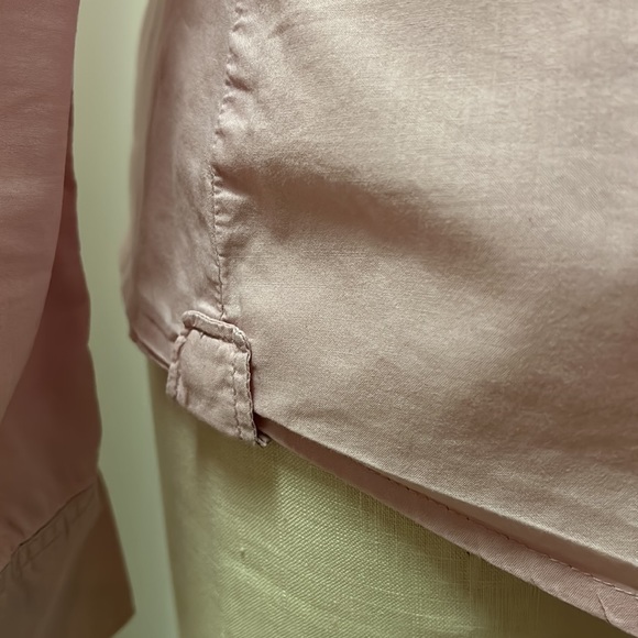 Esprit Lilac Button Down Cotton Embroidered Shirt size 4 - Picture 16 of 17